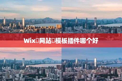 Wix‌网站‌模板插件哪个好