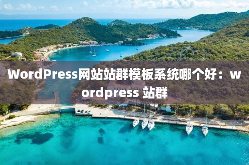 WordPress网站站群模板系统哪个好：wordpress 站群